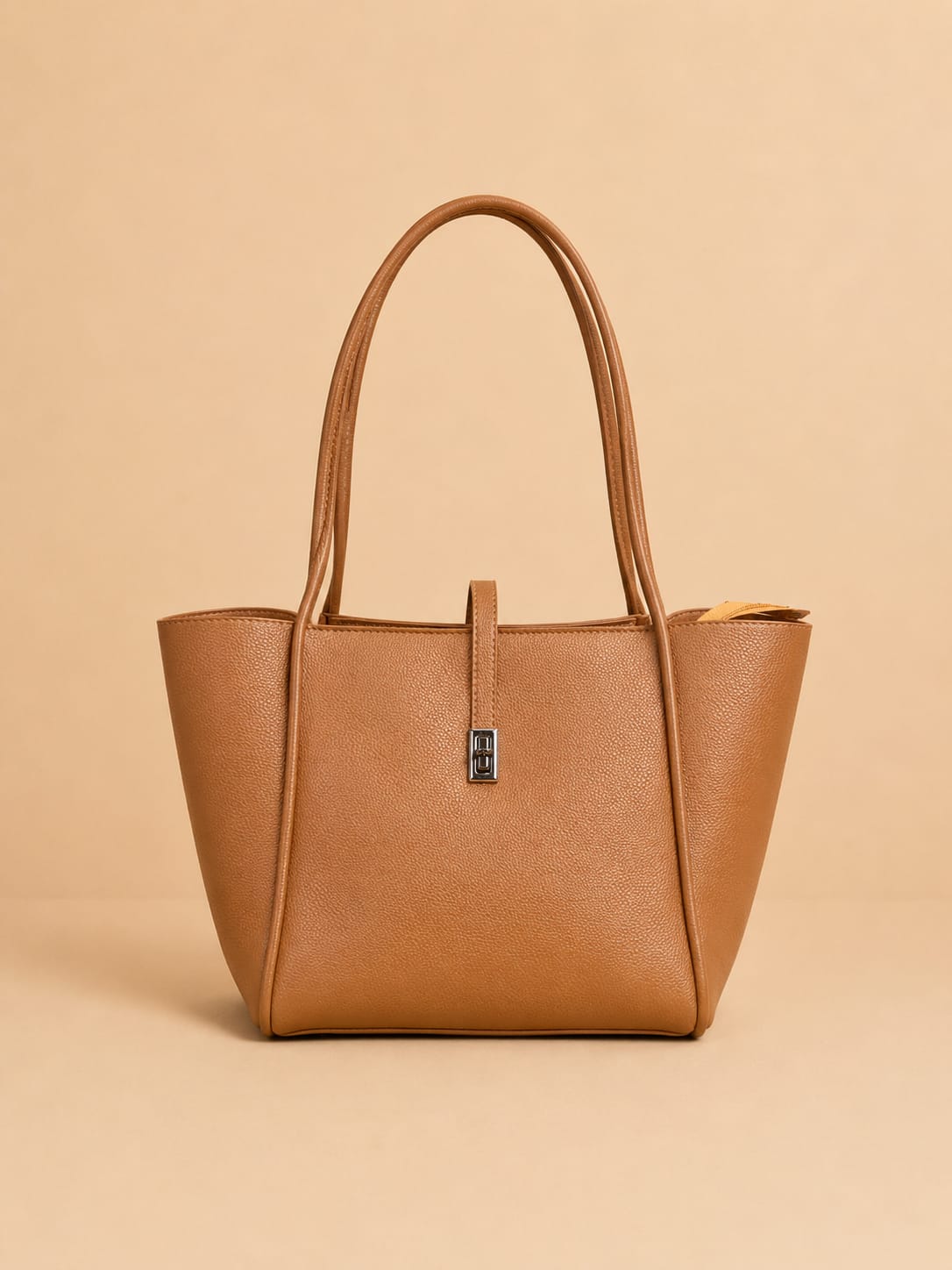 Luna Zip Tote Black
